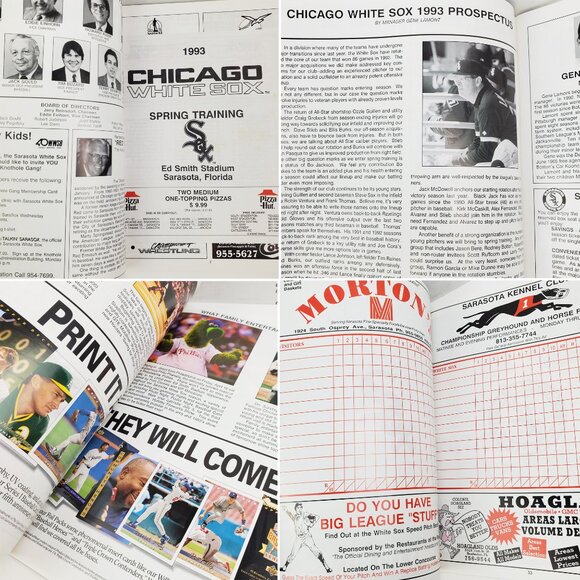Chicago White Sox Vintage 1993 Spring Training Souvenir Program MLB Unread - Picture 8 of 11